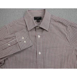 Banana Republic Shirt Mens M (15 - 15.5) Slim Fit 100% Cotton Long Sleeve